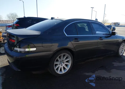 2003 BMW 745I z USA, uszkodzony, nr VIN WBAGL63423DP63106